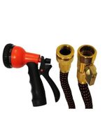 Mangueira Poliéster 22m Kepper Preta Laranja