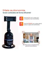 Gimbal Suporte Celular 360 Reconhecimento Facial Lançamento