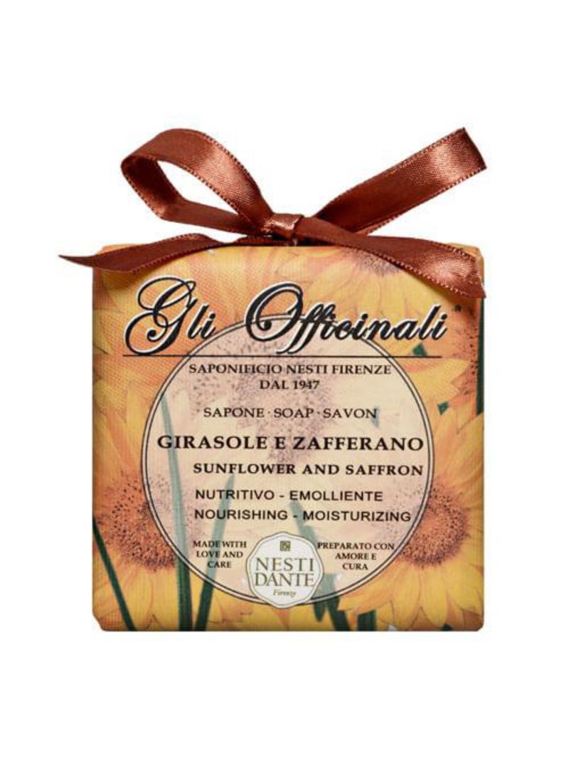 Gli officinali girassol com açafrão nesti dante - sabonete perfumado em barra