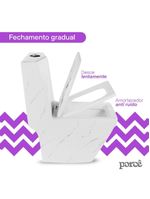 Vaso Sanitário Monobloco Porcê Supremus Mármore (PVS53MBSFB-BR)