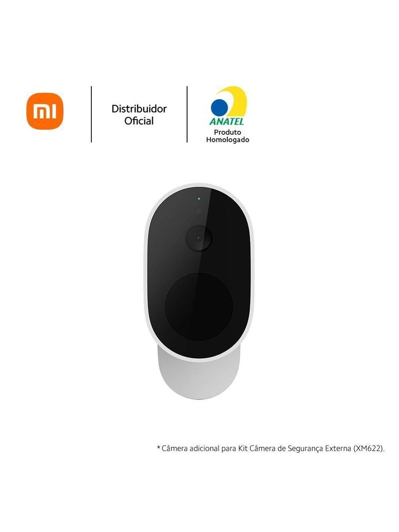 Câmera De Segurança Externa Inteligente Xiaomi Branco