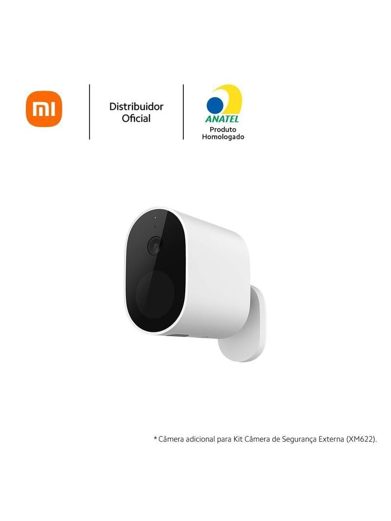 Câmera De Segurança Externa Inteligente Xiaomi Branco