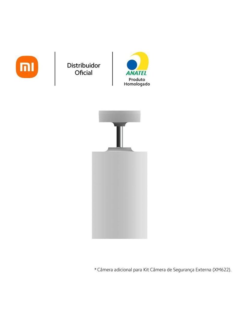 Câmera De Segurança Externa Inteligente Xiaomi Branco