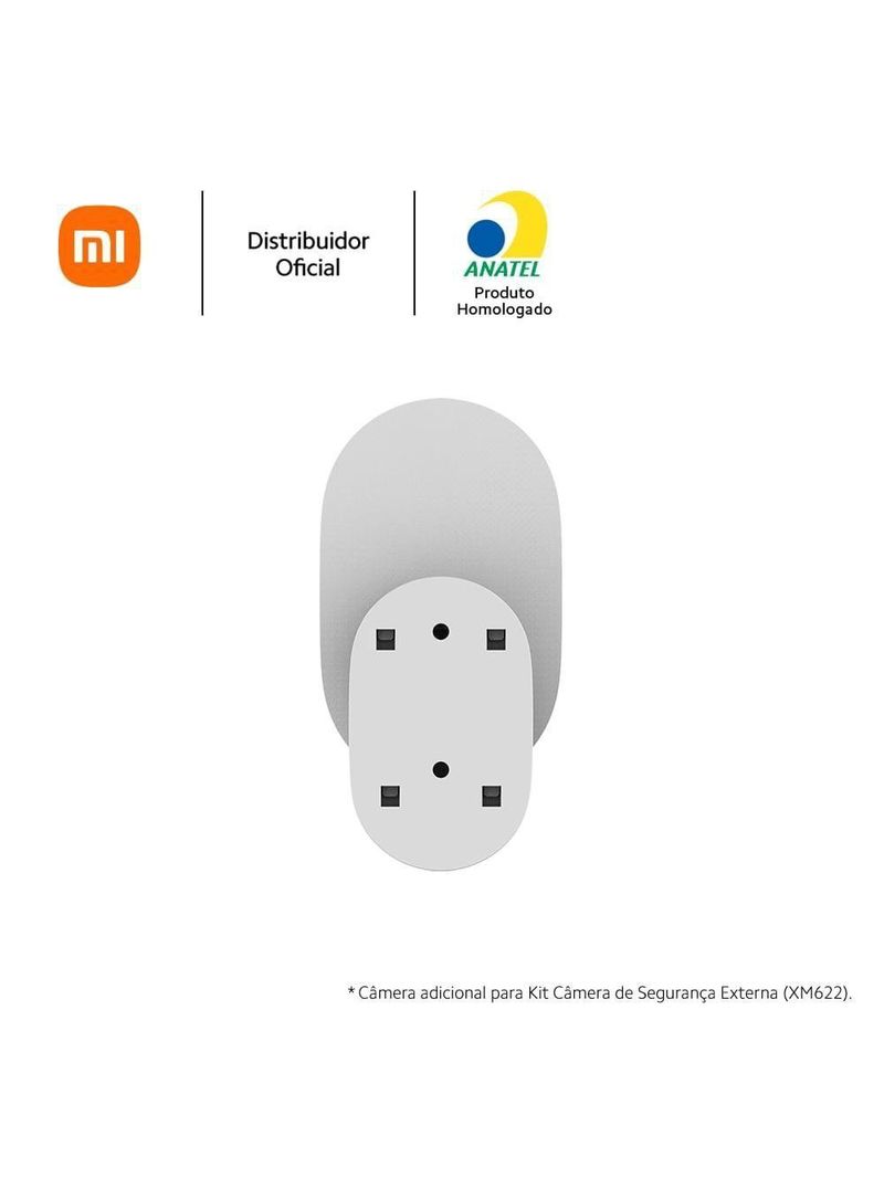 Câmera De Segurança Externa Inteligente Xiaomi Branco