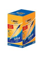 Kit Caixa De Caneta Esferográfica Cristal 10mm 100 Unidades Azul E Vermelho - Bic