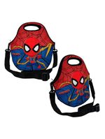 Kit Mochila r Infantil Rodinhas Lancheira Estojo Isoprene Menino Aranha