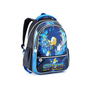 Mochila Costas Grande Escolar Infantil Sonic Shadown Game