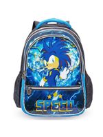 Mochila Costas Grande Escolar Infantil Sonic Shadown Game