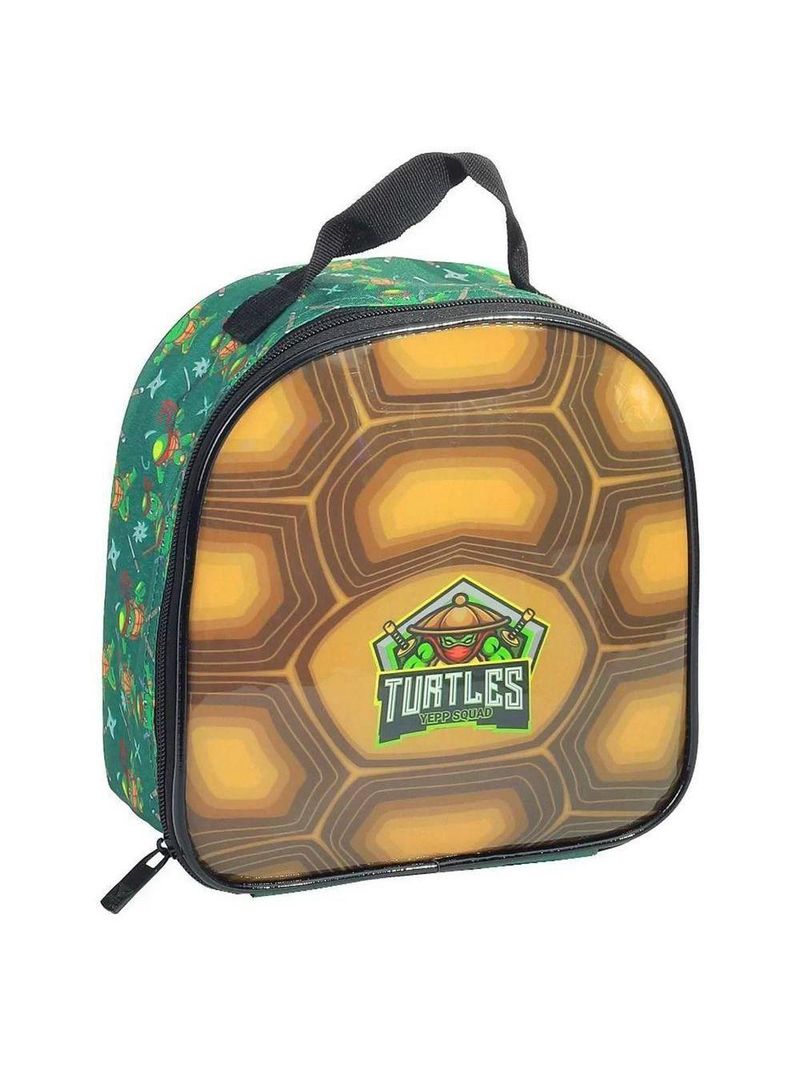 Kit Mochila Rodinha Lancheira Estojo Duplo Tartarugas Ninja Yepp