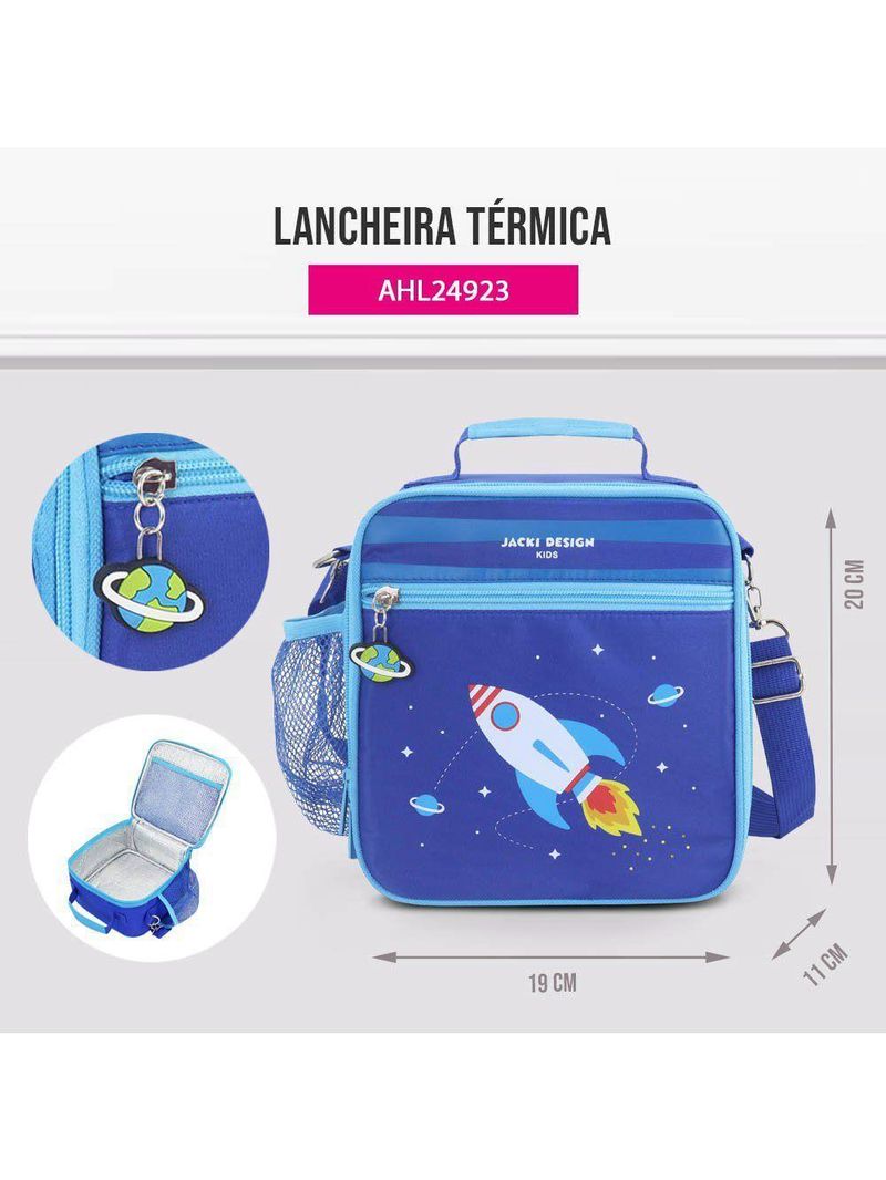 Lancheira Térmica 4180ml Jacki Design Piccolino Azul