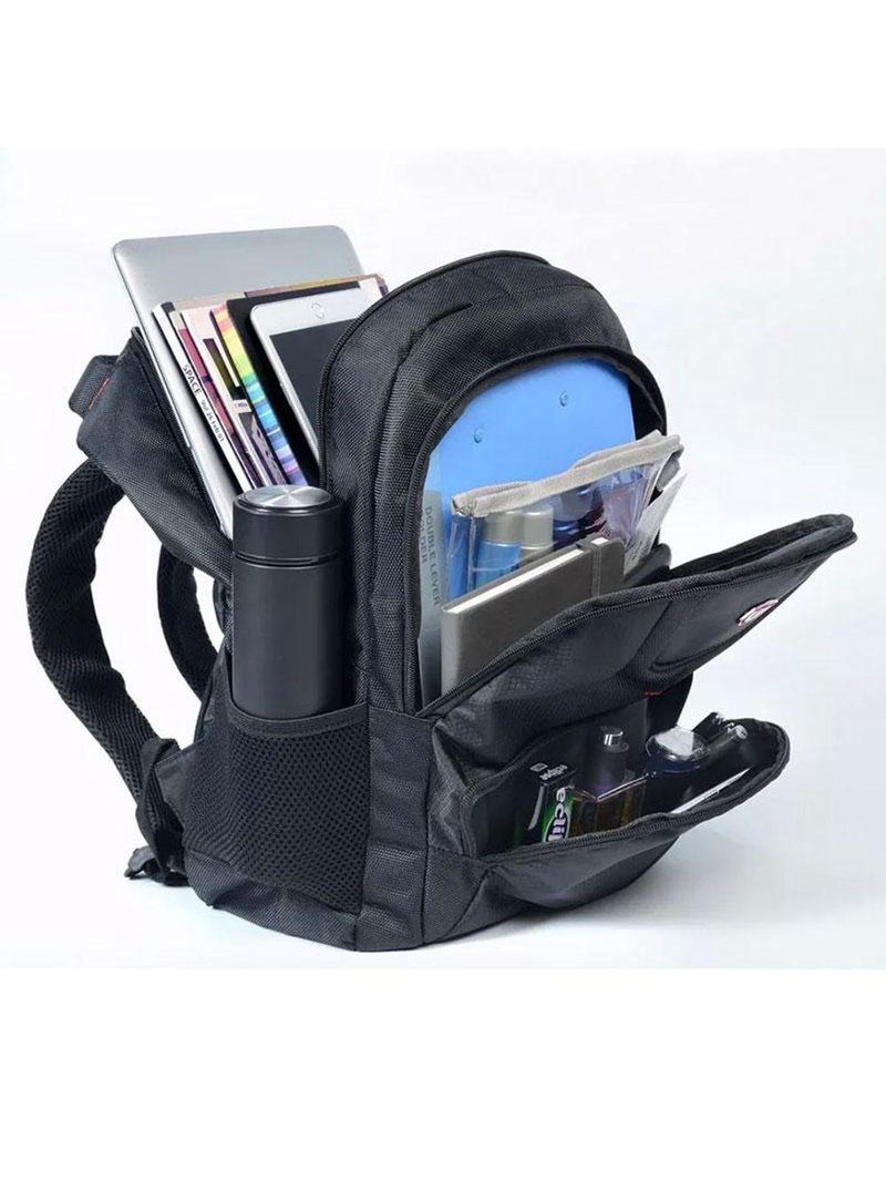 Mochila Escolar Notebook Sbfq7808 Preta - Fuseco