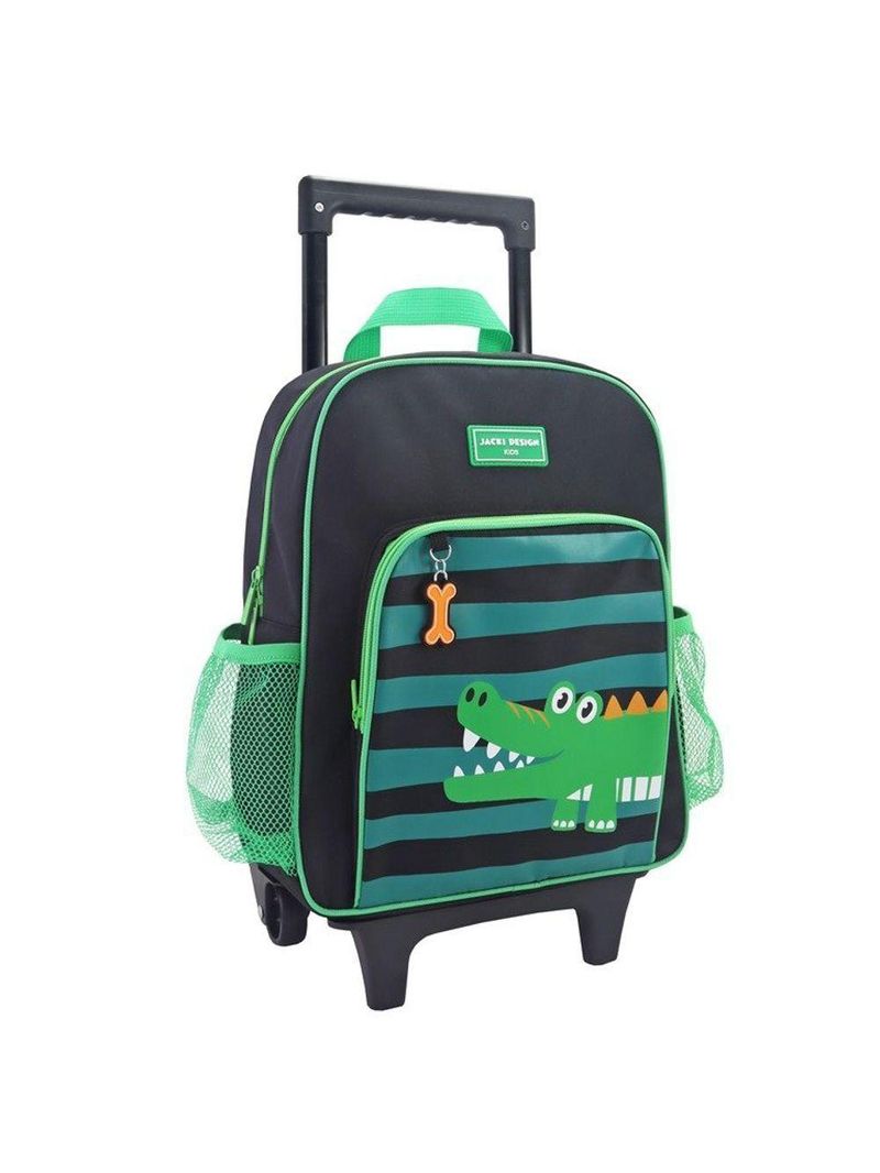 Conjunto De Mochila Com Rodinhas E Lancheira Térmica Infantil 4750ml Verde