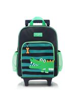 Conjunto De Mochila Com Rodinhas E Lancheira Térmica Infantil 4750ml Verde