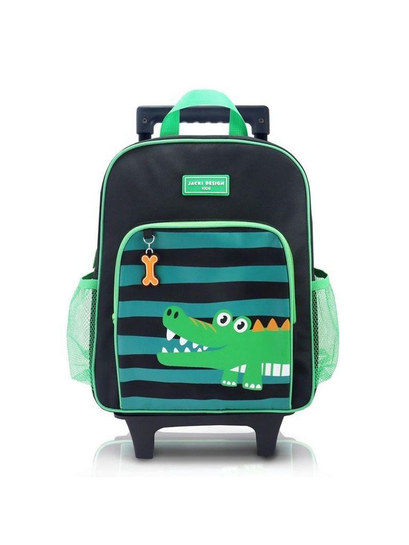 Conjunto De Mochila Com Rodinhas E Lancheira Térmica Infantil 4750ml Verde