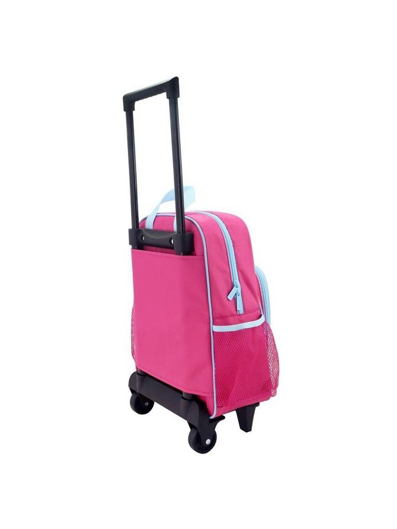 Conjunto De Mochila Com Rodinhas E Lancheira Térmica Infantil 4750ml Pink