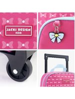 Conjunto De Mochila Com Rodinhas E Lancheira Térmica Infantil 4750ml Pink