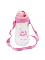 Kit Lancheira Térmica, Pote Marmita 400ml E Garrafa 460ml Infantil Piccolino Rosa