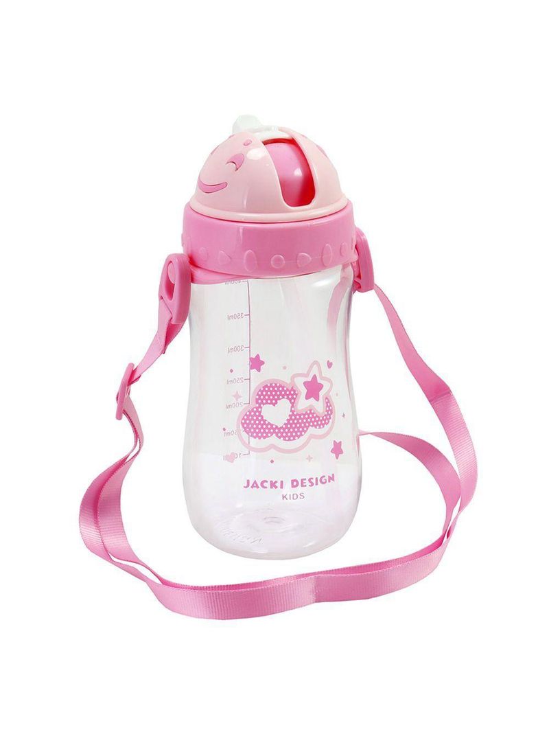 Kit Lancheira Térmica, Pote Marmita 400ml E Garrafa 460ml Infantil Piccolino Rosa
