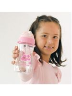 Kit Lancheira Térmica, Pote Marmita 400ml E Garrafa 460ml Infantil Piccolino Rosa