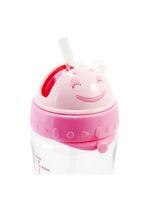Kit Lancheira Térmica, Pote Marmita 400ml E Garrafa 460ml Infantil Piccolino Rosa