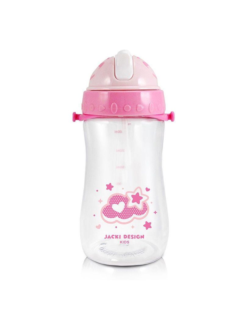 Kit Lancheira Térmica, Pote Marmita 400ml E Garrafa 460ml Infantil Piccolino Rosa