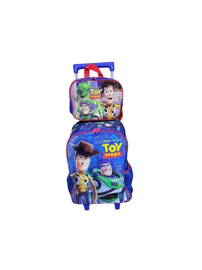 Mochila De Rodinhas E Lancheira Toy Story Vermelho Maxlog