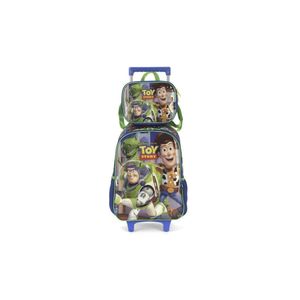 Kit Mochila De Rodinhas E Lancheira Toy Story Verde Maxlog