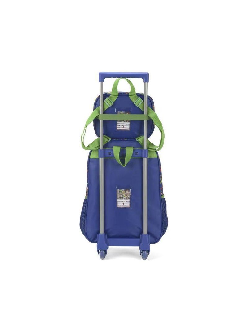 Kit Mochila De Rodinhas E Lancheira Toy Story Verde Maxlog