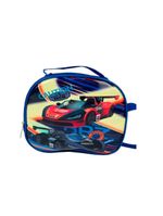 Kit Mochila Infantil Meninos Com Rodinhas Carros Escolar Estojo Lancheira Térmica Bolsa Carrinho