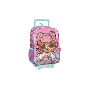 Mochila De Rodinhas Lol Surprise Rosa Luxcel