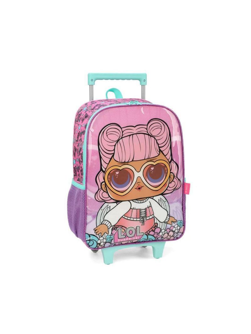 Mochila De Rodinhas Lol Surprise Rosa Luxcel