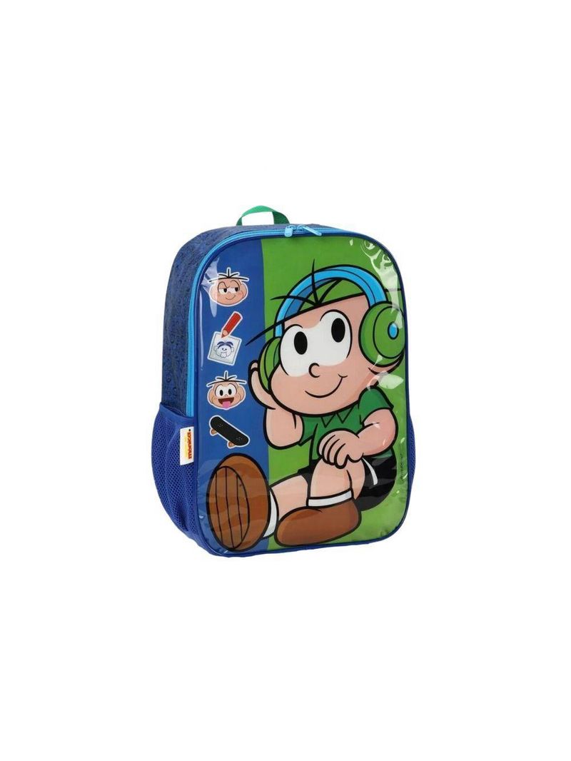 Mochila De Costas Turma Da Mônica Verde Maxlog Is39321mn0100