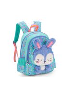 Mochila De Costa Coelhinho C- Orelha 3d Petit Verde - Luxcel
