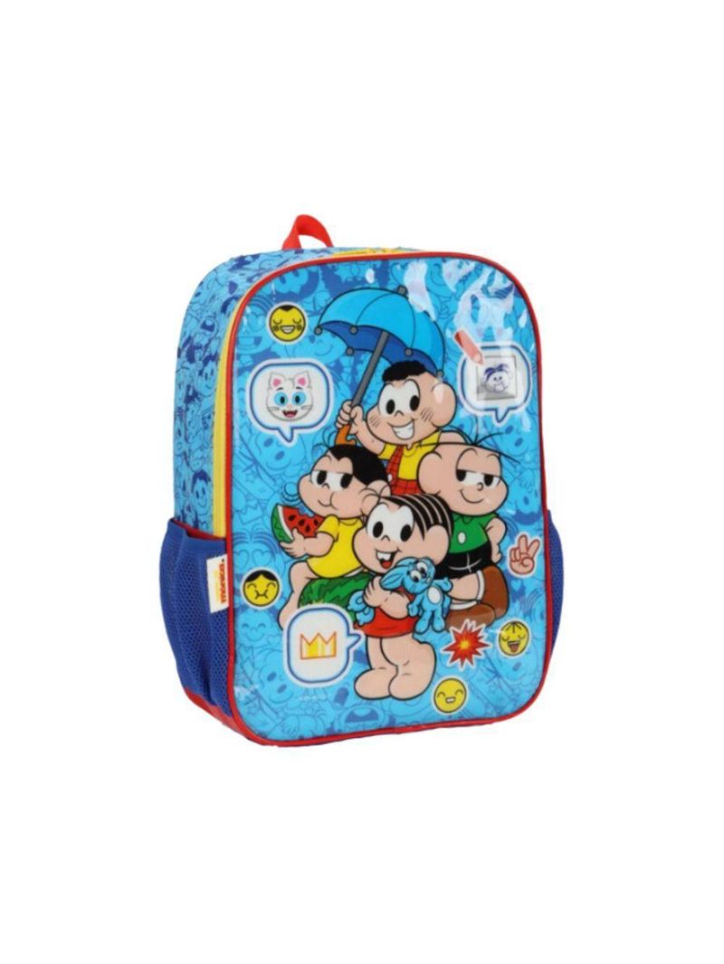 Mochila De Costas Turma Da Mônica Azul Maxlog Is39321mn0200