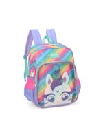 Mochila De Costas Luxcel Unicórnio Colorido