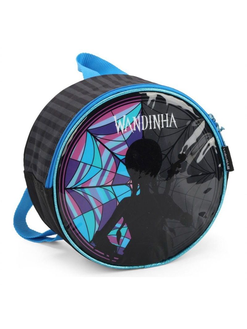 Lancheira Térmica Infantil Wandinha Addams Luxcel Preto