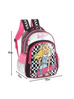 Mochila De Costas Preta Barbie Luxcel
