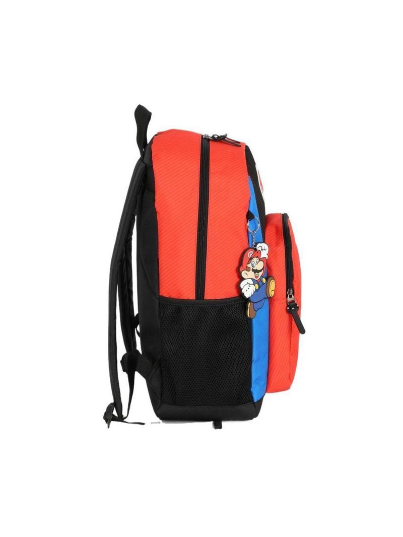 Mochila De Costas Vermelho Super Mario Luxcel