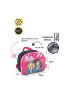 Lancheira Escolar Térmica Luxo Barbie - Azul