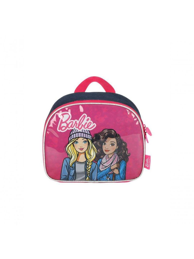 Lancheira Escolar Térmica Luxo Barbie - Azul