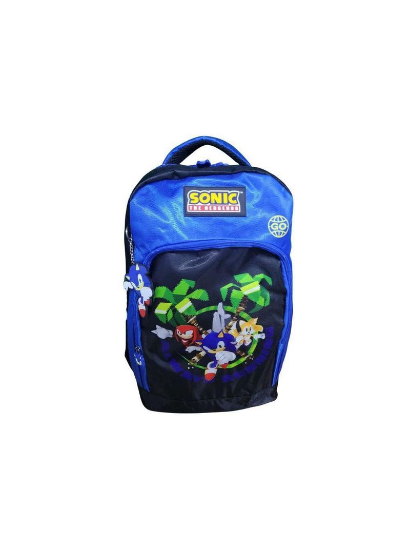 Mochila De Costas Sonic Azul Maxlog Ms46954so0200un