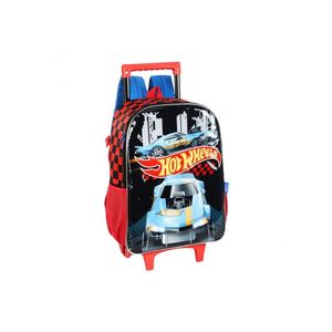 Mochila De Rodinhas Escolar Hot Wheels Ic41512 - Preto