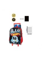Mochila De Rodinhas Escolar Hot Wheels Ic41512 - Preto