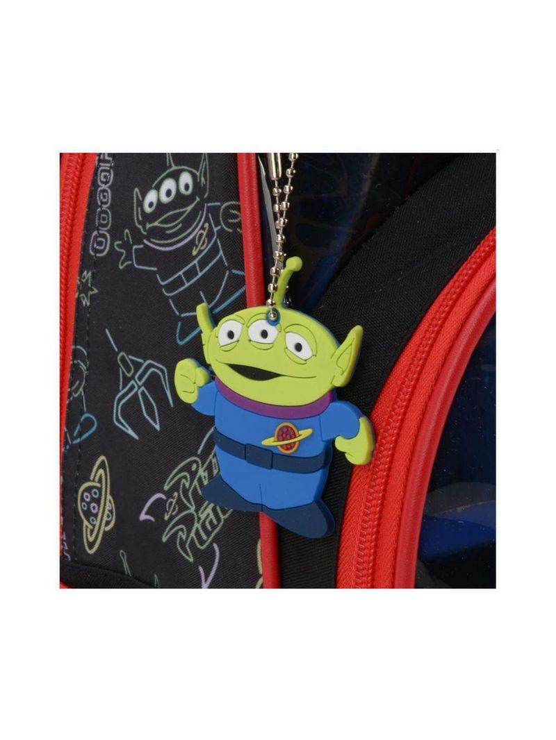 Mochila De Rodinhas Com Alça Luxcel Toy Story Preto
