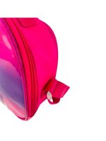 Kit Mochila De Carrinho Infantil Escolar: Estojo + Lancheira Térmica + Bolsa Impermeável Unicórnio Rosa