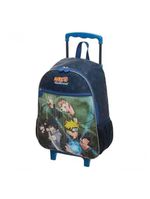 Kit Mochila Rodinha Lancheira Escolar Infantil Menino Naruto Time Pacific