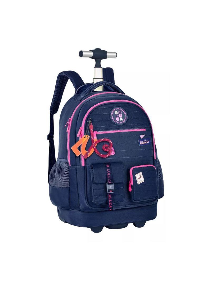 Mochila De Carrinho Oficial Luluca Clio Style Azul- 24634