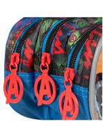 Estojo escolar masculino vingadores  preto