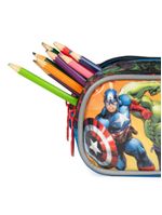 Estojo escolar masculino vingadores  preto