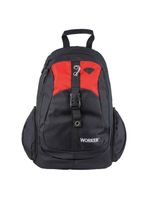 Mochila Para Ferramentas 14'' Poliéster Preta/vermelha Worker
